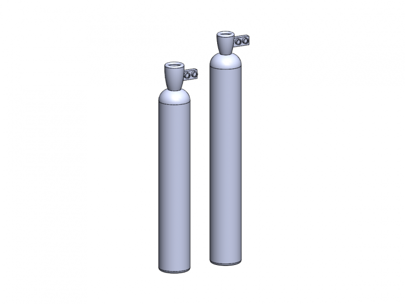 Bouteilles oxygène acétylène