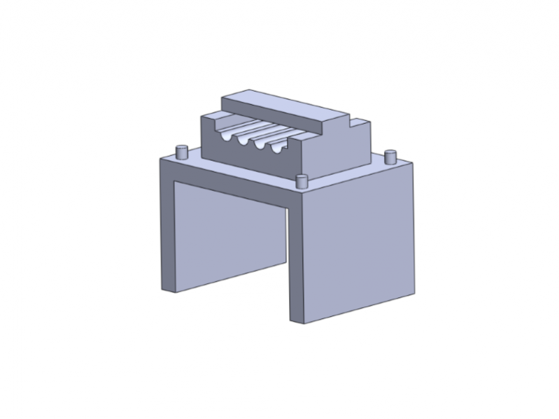 Supports pour quatre tringles