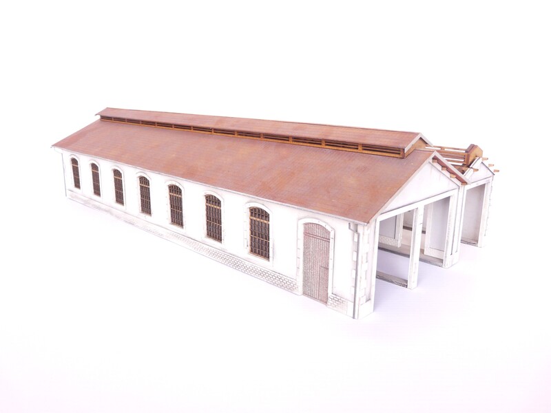 Maquette De Dépôt Ou Remise à Locomotives Jouef - Échelle HO - Occasion - Pour Train Miniature