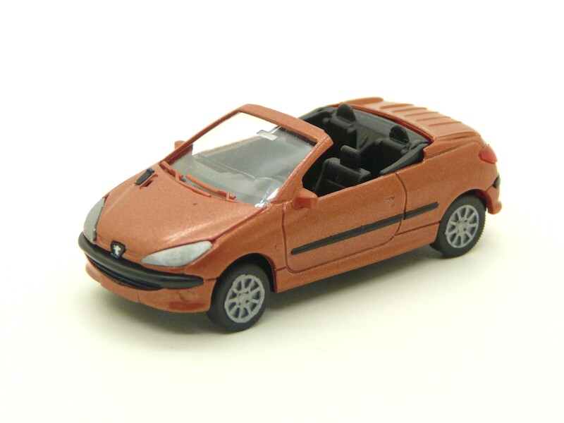 Peugeot 206 cabriolet orange