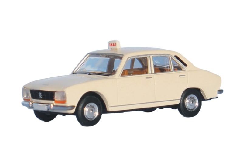 Peugeot 504 Blanc Taxi