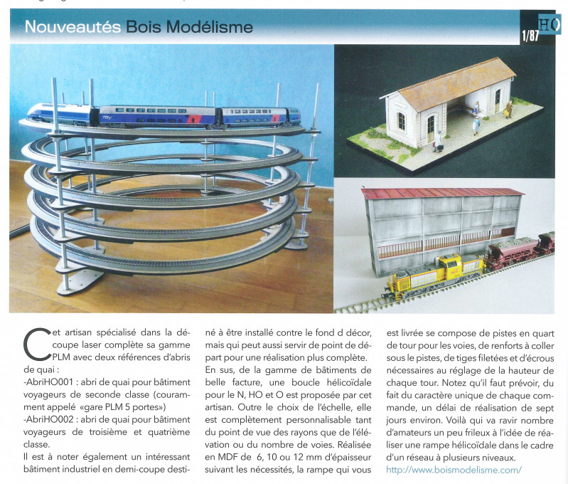 Bois Modélisme Revue de Presse RMF Aout 2020