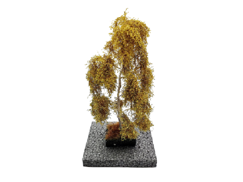 Bouleau en automne - HO 1 : 87 et O 1 : 43 ème - FIN DE SERIE