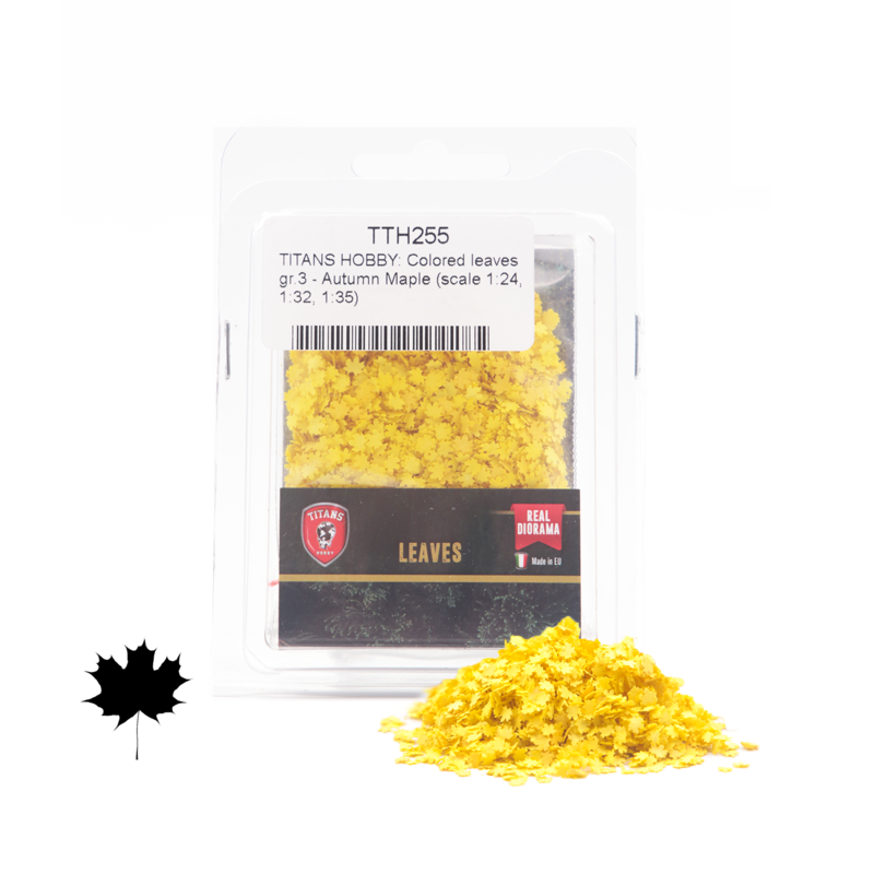 Feuilles d'érable - couleur d'automne - O 1/43 ème