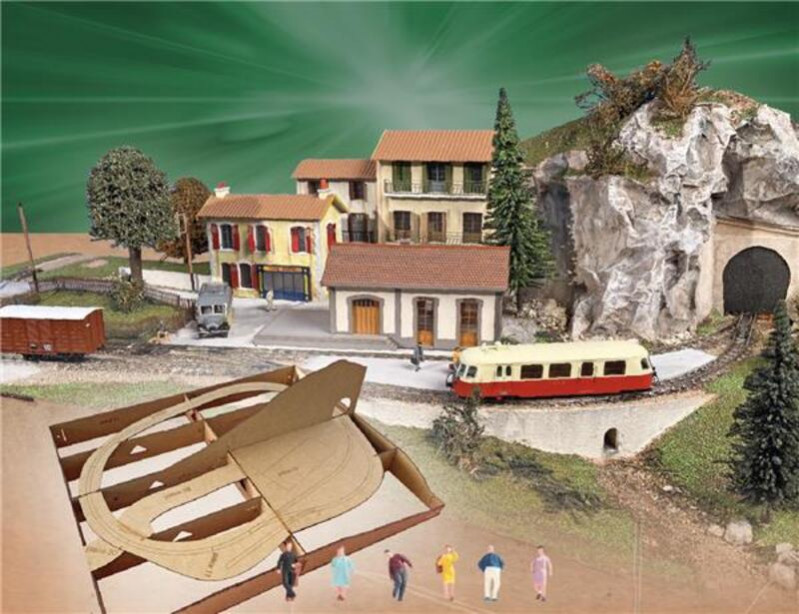 train in box, train in box voie étroite, réseau train miniature, construire réseau train miniature, train in box HOe, loco revue train in box, coffret réseau train, coffret départ, 1