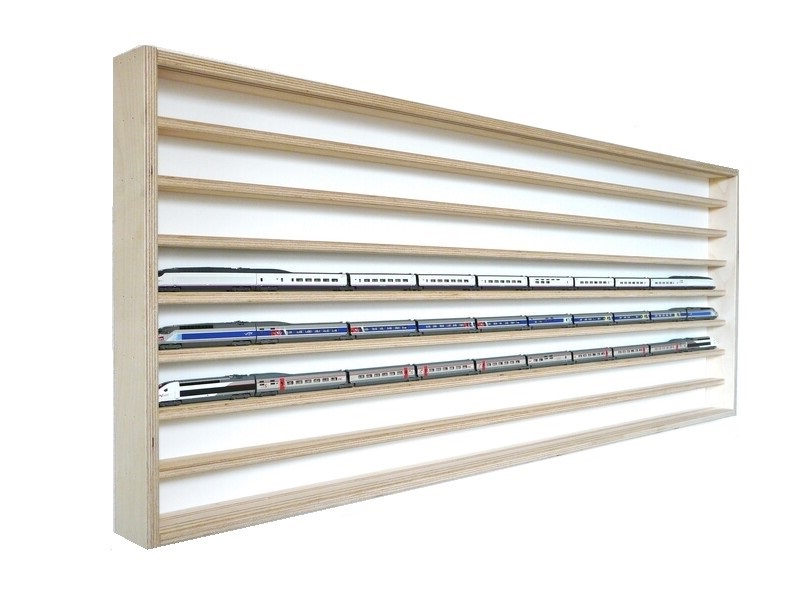 Vitrine 10 niveaux - 90 cm ( N 1/160 ème )