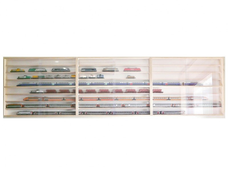 Vitrines semi-ouvertes 1,80 m - 8 Niveaux